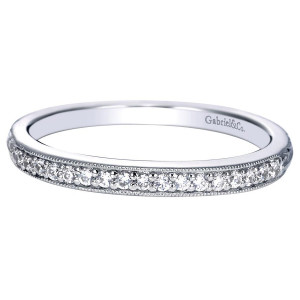 Gabriel 14 Karat Victorian Wedding Band WB7998W44JJ