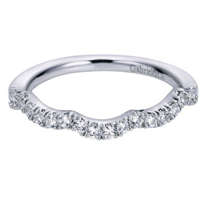 Gabriel 14 Karat Contemporary Wedding Band WB6027W44JJ