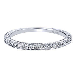 Gabriel 14 Karat Victorian Wedding Band WB4280W44JJ