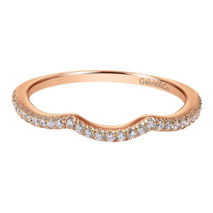 Gabriel 14 Karat Contemporary Wedding Band WB7806K44JJ