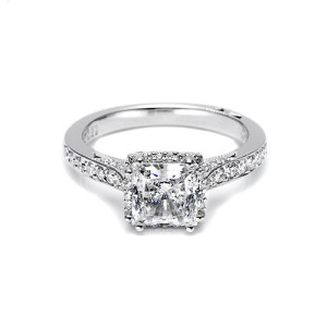 Tacori 18 Karat Dantela Engagement Ring 2620PRMDP