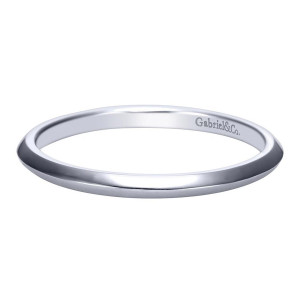 Gabriel 14 Karat Contemporary Wedding Band WB7737W4JJJ
