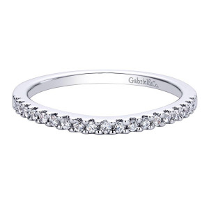 Gabriel 14 Karat Contemporary Wedding Band WB9527W44JJ