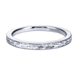 Gabriel 14 Karat Victorian Wedding Band WB7223W4JJJ