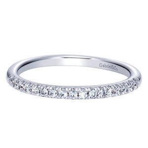 Gabriel 14 Karat Contemporary Wedding Band WB8579W44JJ