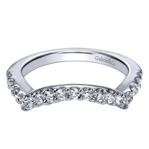 Gabriel 14 Karat Contemporary Wedding Band WB5800W44JJ