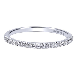 Gabriel 14 Karat Contemporary Wedding Band WB911596R0W44JJ