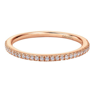 Gabriel 14 Karat Contemporary Wedding Band WB7497K44JJ