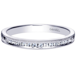 Gabriel 14 Karat Victorian Wedding Band WB8063W44JJ