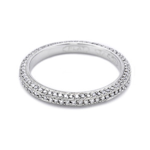 Tacori 18 Karat Simply Tacori Wedding Band 2522 ET