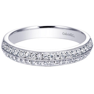 Gabriel 14 Karat Victorian Wedding Band WB5429W44JJ