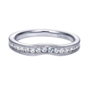 Gabriel 14 Karat Victorian Wedding Band WB7735W44JJ
