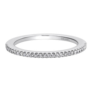 Gabriel 14 Karat Contemporary Wedding Band WB9481W44JJ