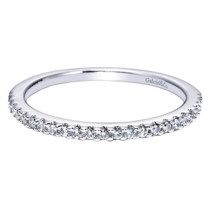 Gabriel 14 Karat Contemporary Wedding Band WB5307W44JJ