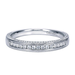 Gabriel 14 Karat Victorian Wedding Band WB7996W44JJ