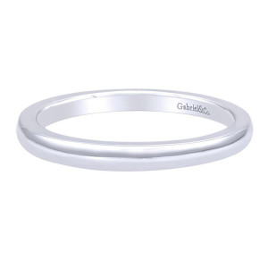 Gabriel 14 Karat Contemporary Wedding Band WB9725W4JJJ