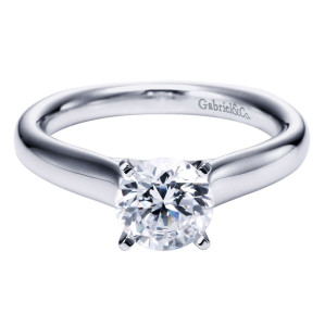 Gabriel Platinum Contemporary Engagement Ring ER6639PTJJJ