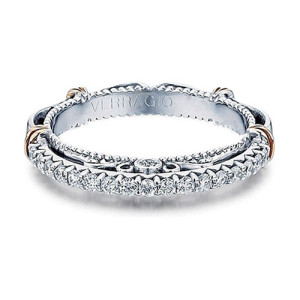 Verragio Parisian-121W Platinum Wedding Ring / Band