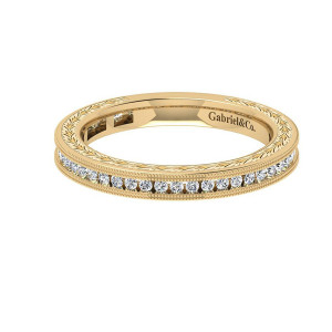 Gabriel 14 Karat Victorian Wedding Band WB5669Y44JJ