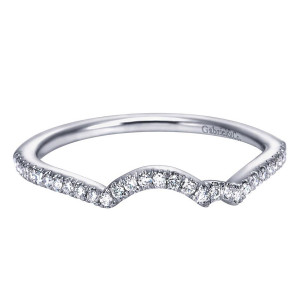 Gabriel 14 Karat Contemporary Wedding Band WB7801W44JJ