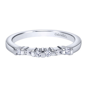 Gabriel Platinum Contemporary Wedding Band WB2662PT3JJ