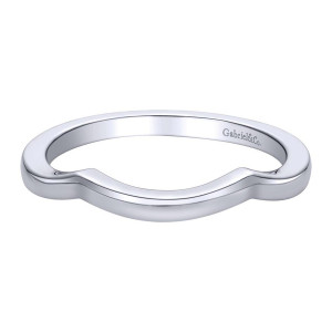 Gabriel 14 Karat Contemporary Wedding Band WB9653W4JJJ