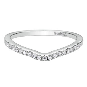 Gabriel 14 Karat Contemporary Wedding Band WB9284W44JJ
