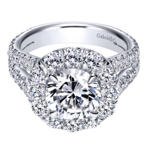 Gabriel 18 Karat Contemporary Engagement Ring ER8326W83JJ