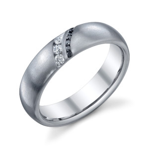 245399 Christian Bauer Platinum Diamond Wedding Ring / Band