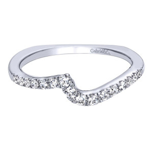 Gabriel 14 Karat Contemporary Wedding Band WB6113W44JJ