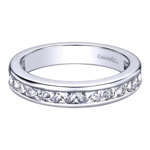 Gabriel 14 Karat Contemporary Wedding Band WB9437W44JJ