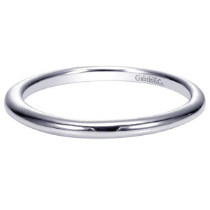 Gabriel 14 Karat Contemporary Wedding Band WB9088W4JJJ