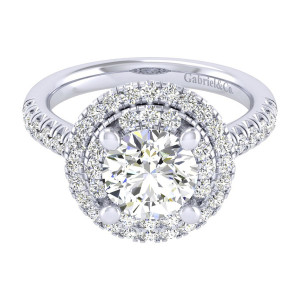 Gabriel 14 Karat Perfect Match Engagement Ring ER039C8AIW44JJ