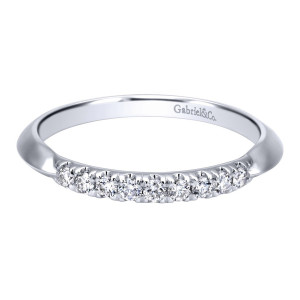 Gabriel 14 Karat Contemporary Wedding Band WB911710R2W44JJ
