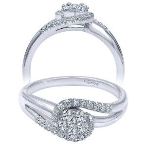 Taryn 14k White Gold Bypass Engagement Ring TE10781W44JJ