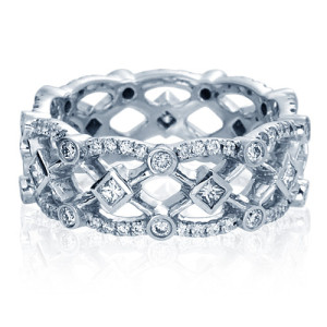 Verragio Eterna-4026P 18 Karat Wedding Ring / Band