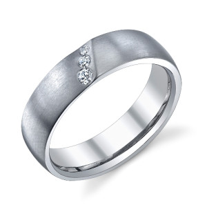243597 Christian Bauer 14 Karat Diamond Wedding Ring / Band