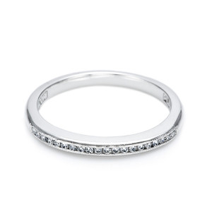 Tacori Platinum Simply Tacori Wedding Band 2521 CH