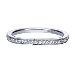 Gabriel 14 Karat Contemporary Wedding Band WB8074W44JJ