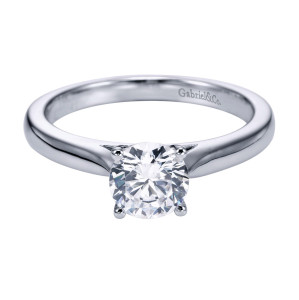 Gabriel Platinum Contemporary Engagement Ring ER6641PTJJJ