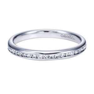 Gabriel 14 Karat Contemporary Wedding Band WB7229W44JJ