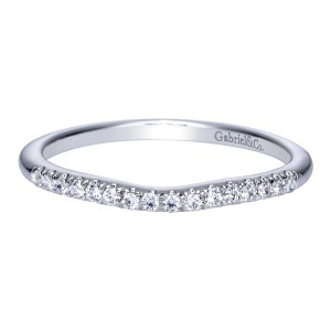 Gabriel 14 Karat Contemporary Wedding Band WB8722W44JJ