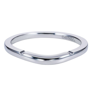 Gabriel 14 Karat Contemporary Wedding Band WB7791W4JJJ