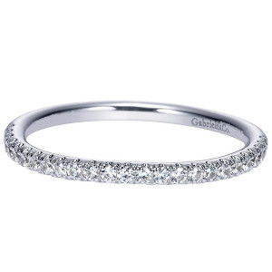 Gabriel 14 Karat Contemporary Wedding Band WB9027W44JJ