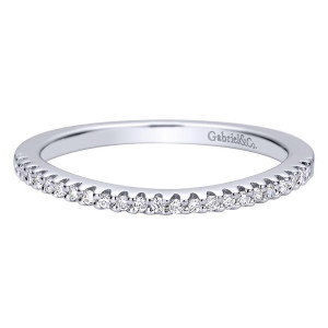 Gabriel 14 Karat Contemporary Wedding Band WB9300W44JJ