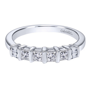 Gabriel 14 Karat Contemporary Wedding Band WB2743W44JJ