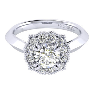 Gabriel 14 Karat Perfect Match Engagement Ring ER001B4ACW44JJ