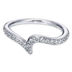 Gabriel 14 Karat Contemporary Wedding Band WB6115W44JJ