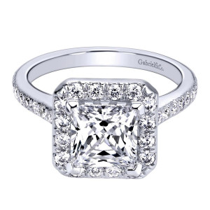 Gabriel 14 Karat Contemporary Engagement Ring ER9784W44JJ