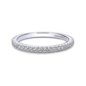 Gabriel Platinum Contemporary Straight Wedding Band WB6419PT4JJ